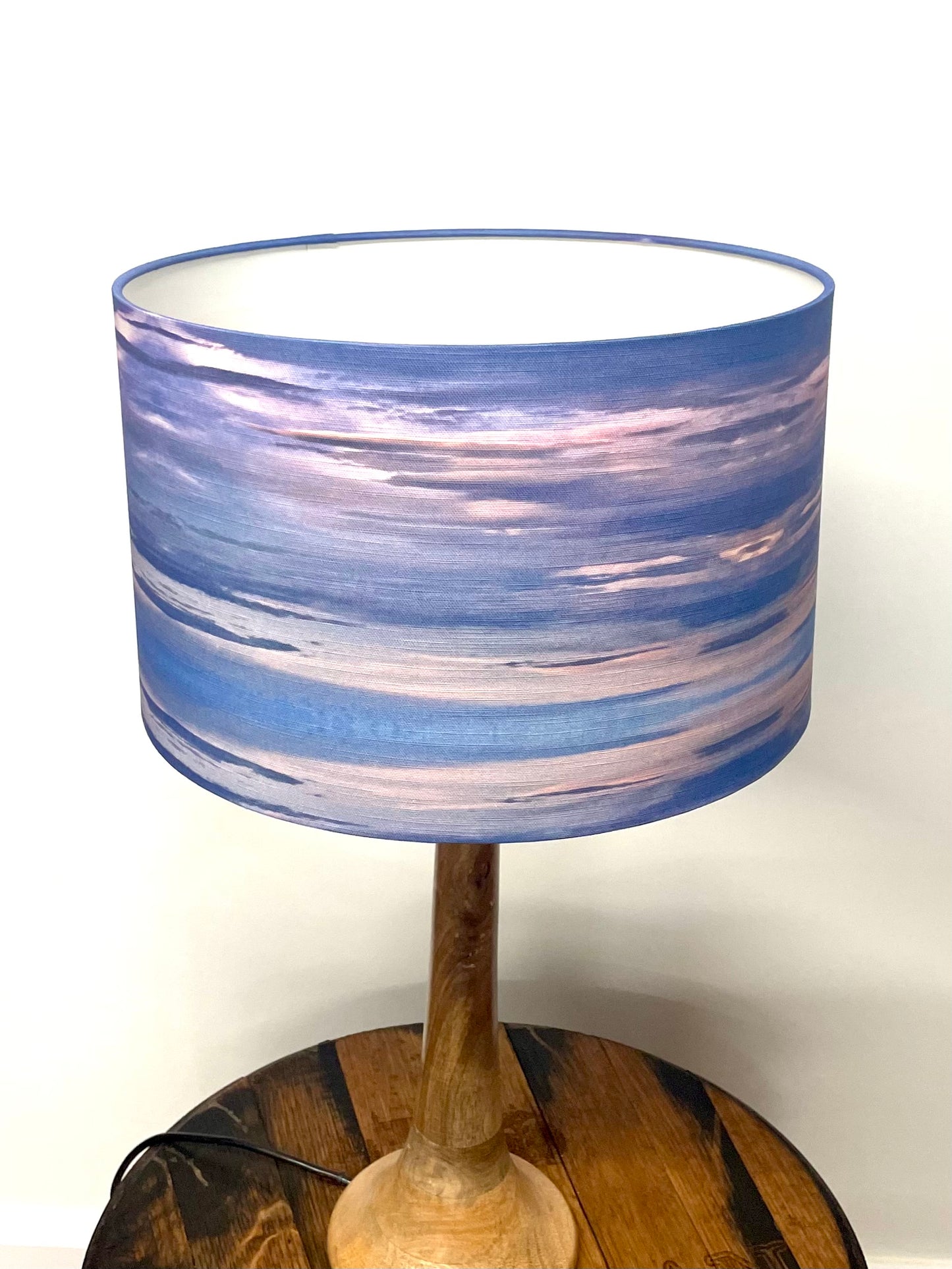 Serenity Lampshade: Watercolour Linen (40cm)