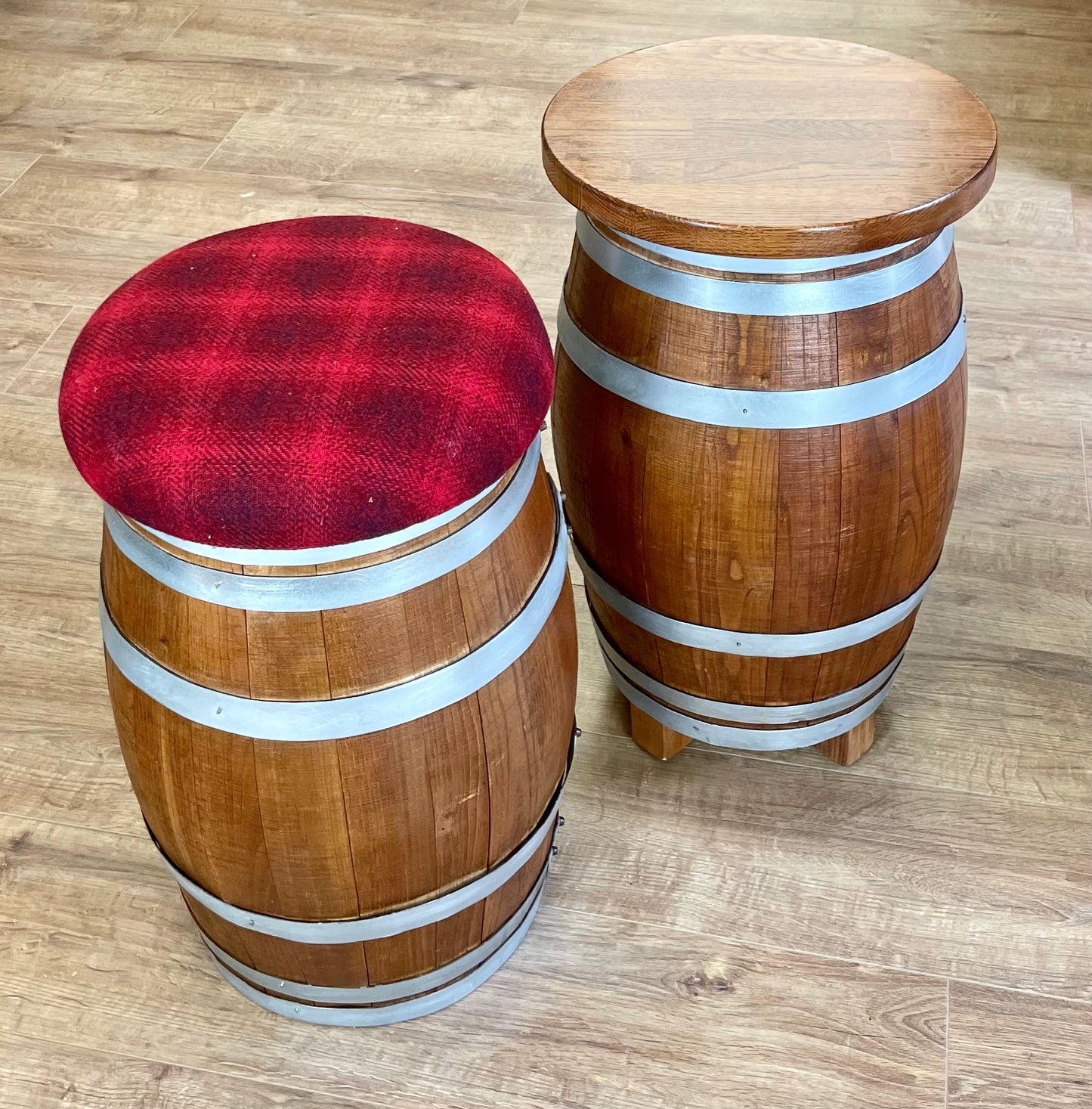 Wee Whisky Barrel End Table