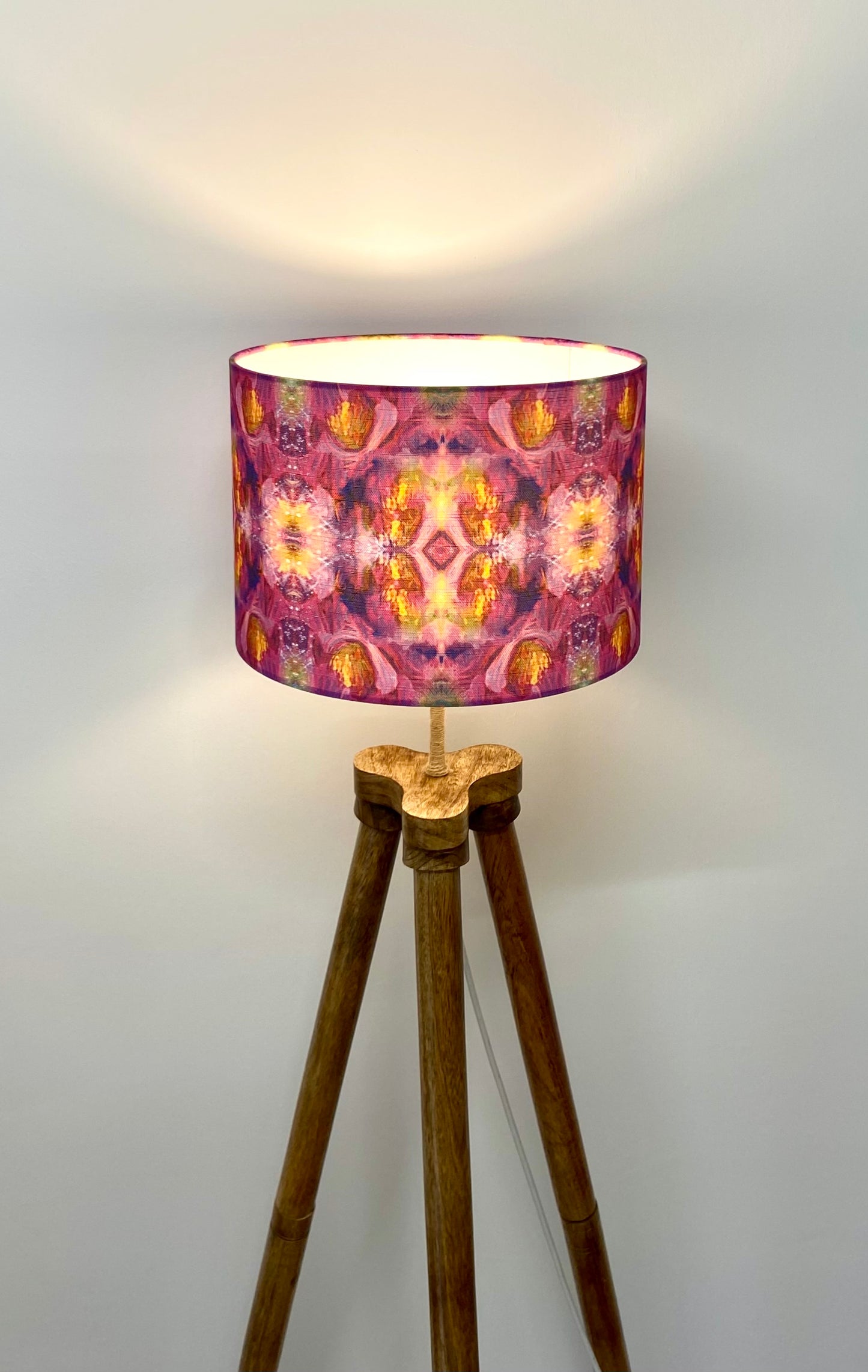 Paint Spray Lampshade - Pink (30cm)